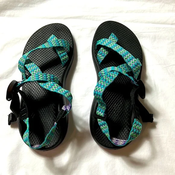 Chaco Shoes Chaco Women Sandals Shoes Size Blue Green Purple